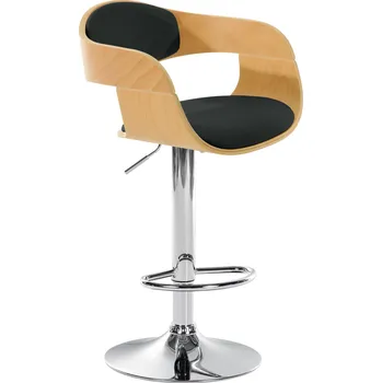 Barová židle LRCZ Koženková barová židle Kingston Barva: černá/šedá