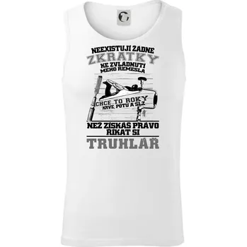 Truhlář zkratky - Tílko pánské Core - M ( Bílá )