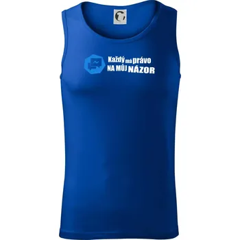 Každý má právo na můj názor - Tílko pánské Core - M ( Královská modrá )