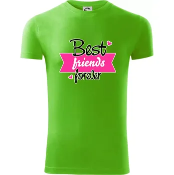 Best friends stuha - Viper FIT - Pánské zůžené tričko - S ( Apple Green )