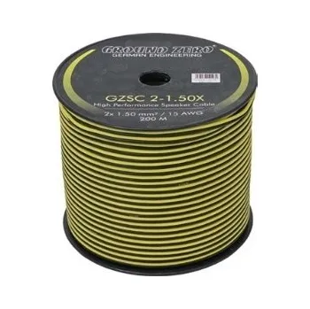 Napájecí kabel Repro kabel Ground Zero GZSC 2-1.50X (cena za 1 metr)