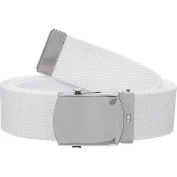 Opasek Opasek s kovovou přezkou 30 mm BÍLÝ (Opasek s kovovou přezkou 30 mm BÍLÝ)