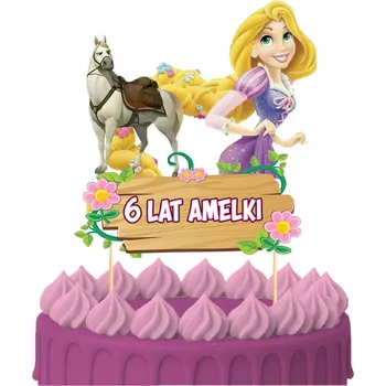 Obraz ZÁPICH DO DORTU Narozeninová Oslava Sto Let ZLATOKOLÁSKA Pohádkové Postavičky Ozdoby na Dort 3