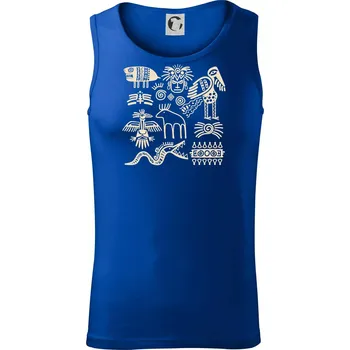 Indiánské znaky - Tílko pánské Core - 2XL ( Královská modrá )