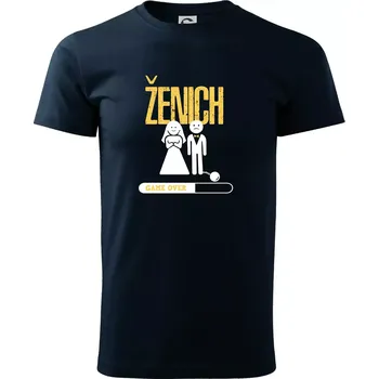 Drink team ženich - Triko extra velké (5-8XL) - 6XL ( Námořní modrá (velmi tmavá - téměř černá) )
