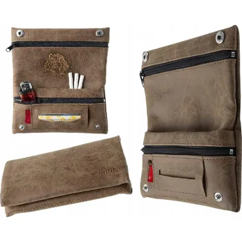 POUZDRO NA TABÁK KOŽENÁ TAŠKA SÁČEK XL PAPÍRKY