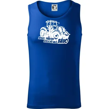 Holky, traktor stojí víc než bávo - Tílko pánské Core - 2XL ( Královská modrá )