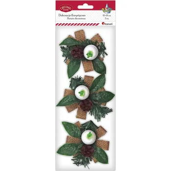 Vánoce Vánoční ozdoba Craft-Fun Series – dekorace na jutové stuze Titanum