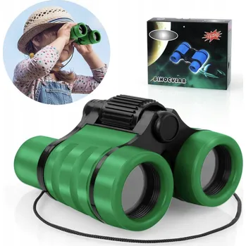 Dalekohled Dětský dalekohled DALEKOHLED ZELENÝ PRO DĚTI HRAČKA LETNÍ SADA DALEKOHLED HRAČKA PRO DĚTI NA LÉTO