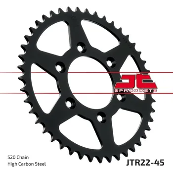 Řetězová sada pro motocykl Řetězová rozeta JT JTR 22-45 45 zubů, 520
