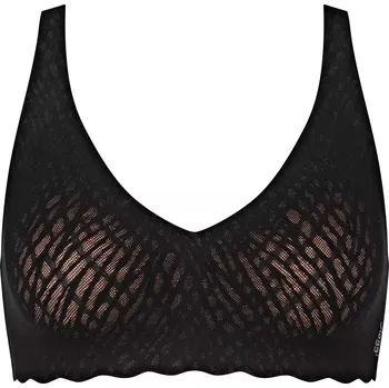 Podprsenka Dámská podprsenka ZERO Feel Bliss Soft bra - BLACK - černá 0004 - SLOGGI BLACK XL