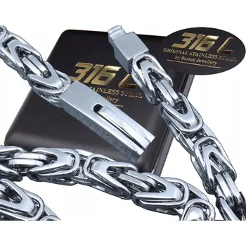 Řetízek Řetízek na krk Boston Jewellery ocel 316L, královská vazba 66 cm