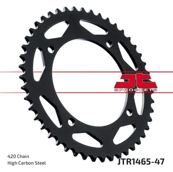 Řetězová sada pro motocykl Řetězová rozeta JT JTR 1465-47 47 zubů, 420