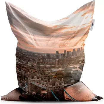 Sedací pytel Sablio Sedací vak Classic Londýn City of London - 150x100 cm