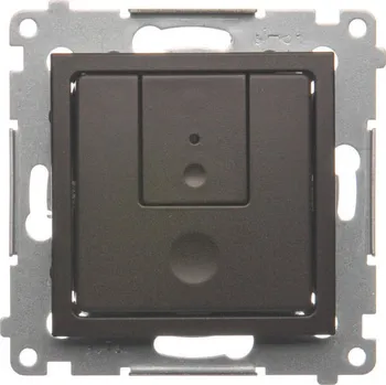 vypínač Stmívač dvoutlačítkový, 230 V~, šroubové svorky, Simon 54 D75310.01/46, hnědá metalizovaná