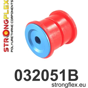 Silentblok nápravy 032051B: Strongflex Přední silentblok uložení zadního diferenciálu Red