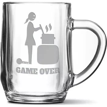 Sklenice Sablio Půllitr Game over 2: 0,5