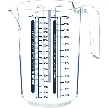 Moser Plastová odměrka s gumovým protiskluzovým dnem, obsah: 1,50 litru