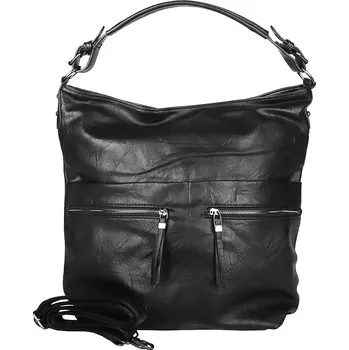 Kabelka Velká černá kabelka do ruky, na rameno i crossbody ROMINA & CO D177-1 NEW