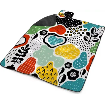 deka Sablio Plážová deka Dětské malování: 200x140 cm