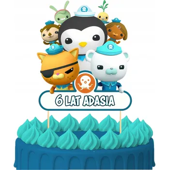 Obraz ZÁPICH DO DORTU Narozeninová Oslava Sto Let OKTONAUTI POSTAVIČKY Z POHÁDKY 2