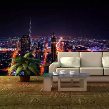 Tapeta Sablio Tapeta Rozsvícené město - 125x75 cm