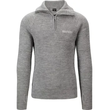 Pánský svetr Vlněný svetr Brynje Challenge s vysokým límcem Light Grey - XS