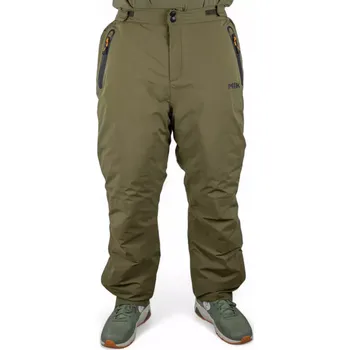 Rybářské oblečení Mikbaits Zateplené kalhoty Thermo exclusive zelené - Velikost XL