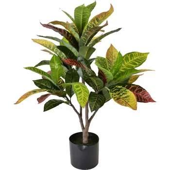 umělá květina Umělý květ kroton VIRIDIS 77 cm - dekorace do interiéru