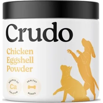 Bezpečnostní kamera Crudo Skořápky slepičích vajec 300g Přírodní zdroj vápníku pro psy a kočky