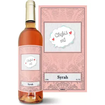 Víno Sablio Růžové víno Chybíš mi: 0,75 l