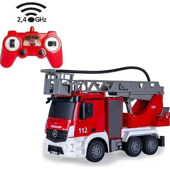 RC model auta Jamara Hasičské auto Mercedes-Benz Antos 1:26 2,4GHz se stříkačkou + DOPRAVA ZDARMA