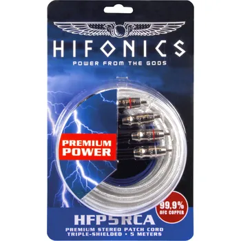 Signálový kabel Hifonics HFP5RCA