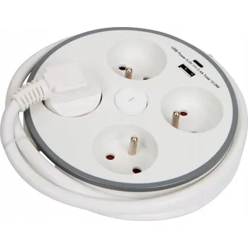 Napájecí kabel Prodlužovací Kabel lišta Promax 1,4 m 4 ks černá