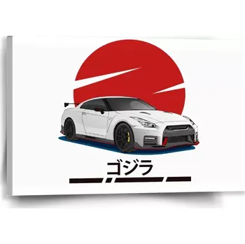 Obraz Sablio Obraz Nissan GTR 35 Japonské slunce - 60x40 cm