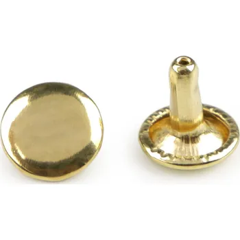 Spojovací materiál Duté nýty Ø9 mm oboustranné, barva 4 zlatá světlá