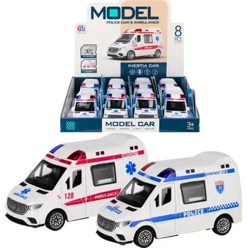 autíčko Záchranné auto se světelnými a zvukovými efekty