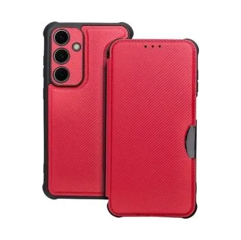 Pouzdro na mobilní telefon Pouzdro RAZOR Book pro SAMSUNG S24 FE červené - OEM + zdarma možnost vyzkoušet a vrátit zboží do 30 dní