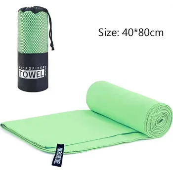 Ručník Rychleschnoucí sportovní ručník 40x80 cm | cestovní osuška - Zelený