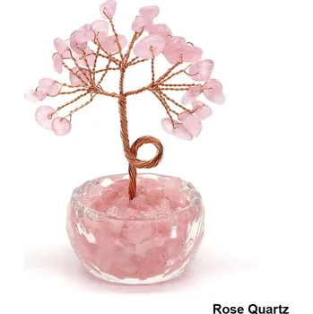 Strom peněz z krystalů | dekorace, talisman - Růženín , 10pcs