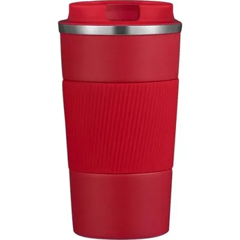 Termohrnek Nerezový cestovní termo hrnek 380ml/510ml | nádobí - Červený , 510 ml