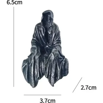 Zahradní dekorace Halloweenská zahradní soška černý mistr | Dekorace - 3,7x2,7x6,5cm