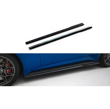 Auto-moto Prahové lišty Ford Mustang GT Mk7 černý lesklý plast