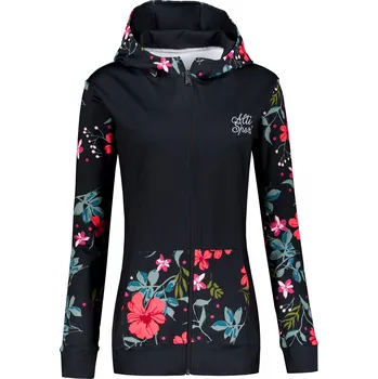 Dámská mikina Dámská mikina na zip premium ALTISPORT VOJ/ALW063MI02 ČERNOZELENÁ L