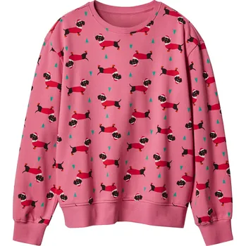 Dámská mikina esmara® Dámská vánoční mikina (růžová, M(40/42))