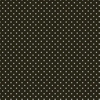 Papírový ubrousek Ubrousky Černé s Bílými Puntíky na Párty 33x33cm 20ks