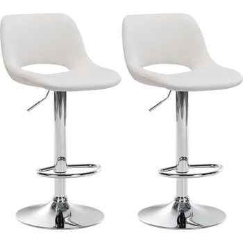 Barová židle LRCZ Sada 2 sametových barových židlí Camden Barva: Zelená, Materiál rámu: Kov matně černý