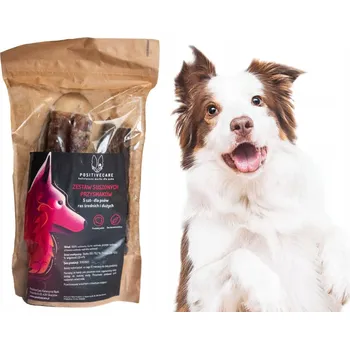 Krmivo pro psa Sada 4x Přírodní kousací hračky pro psy, křupavé a lehce stravitelné PositiveCare