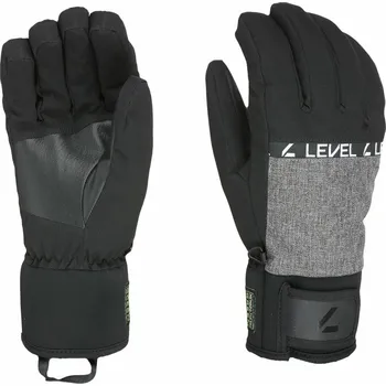 Rukavice Level Hawk lyžařské rukavice - 0 - černá - 8½