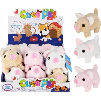 plyšák Plyšové prasátko 16 cm mix MEGA CREATIVE 574071